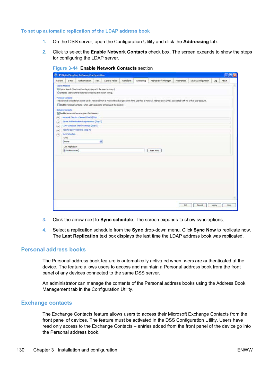 HP MFP Sending Software 4.9X manual Installation and configuration 