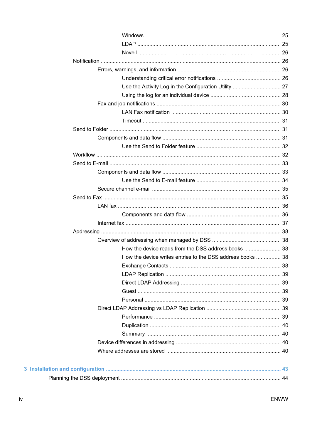 HP MFP Sending Software 4.9X manual Ldap 