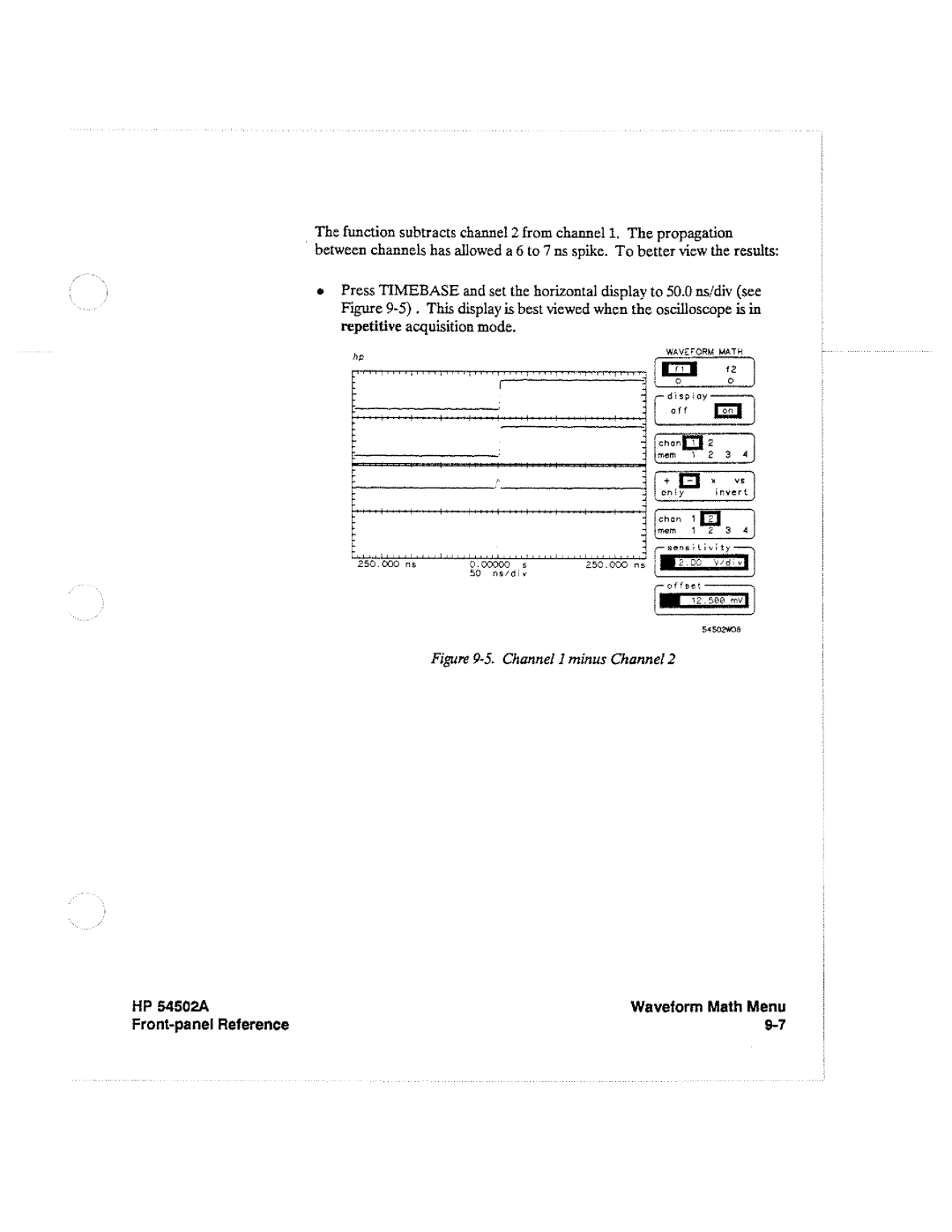 HP Microscope & Magnifier 54502A manual 