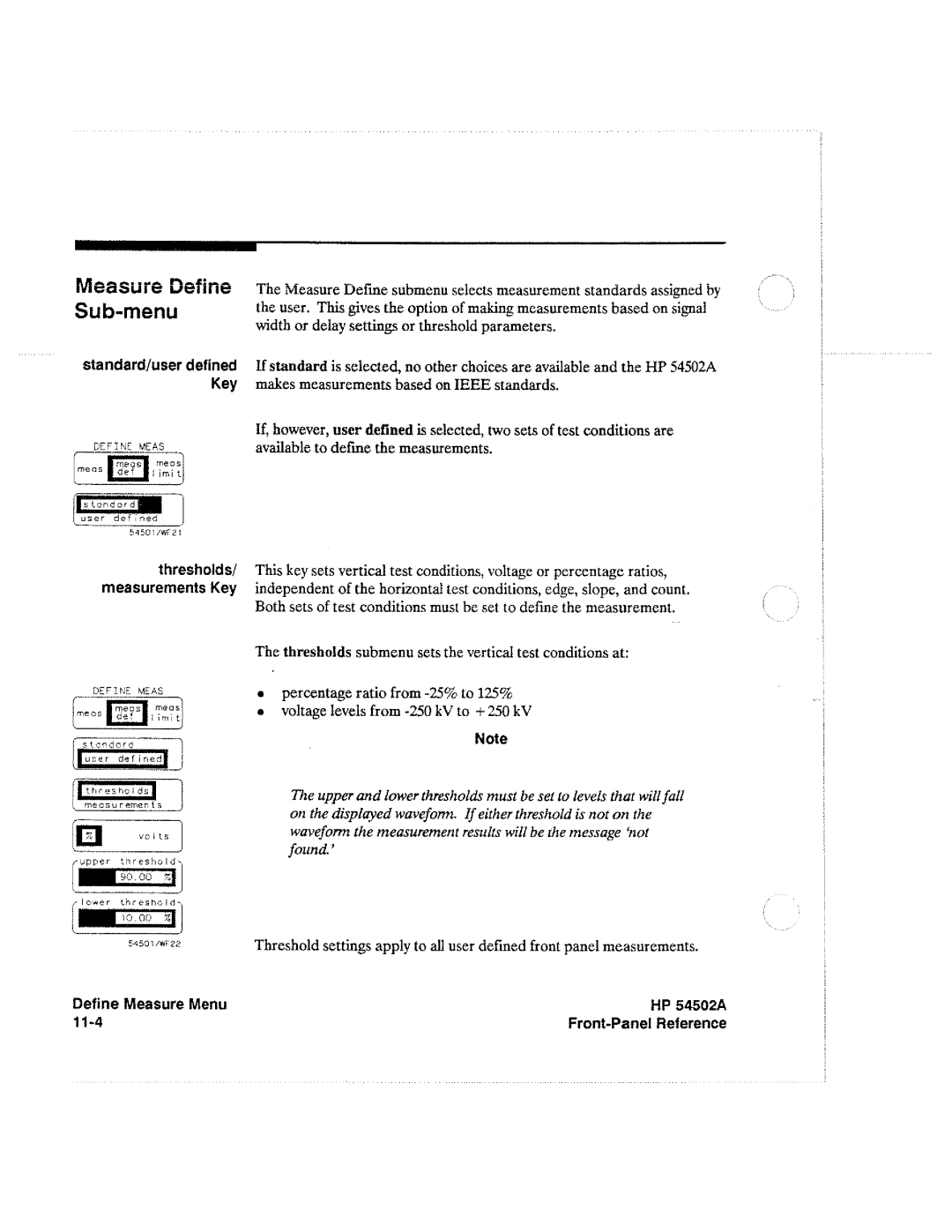 HP Microscope & Magnifier 54502A manual 