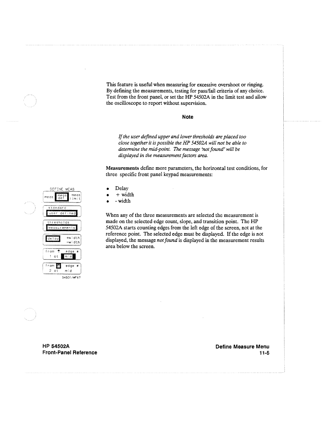 HP Microscope & Magnifier 54502A manual 