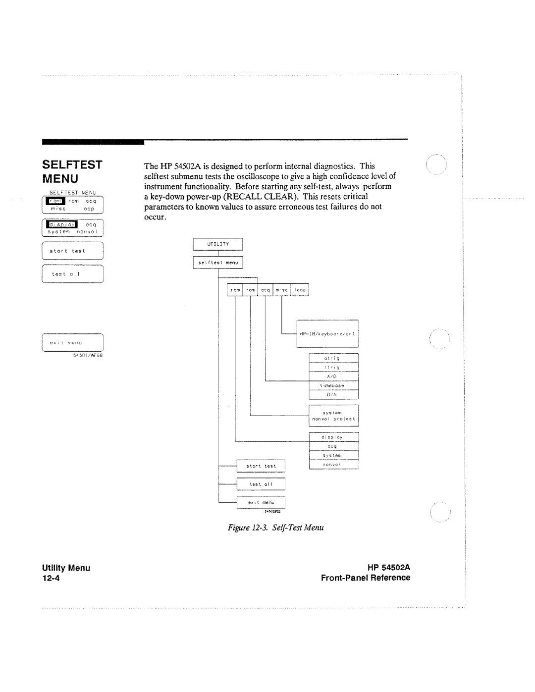 HP Microscope & Magnifier 54502A manual 