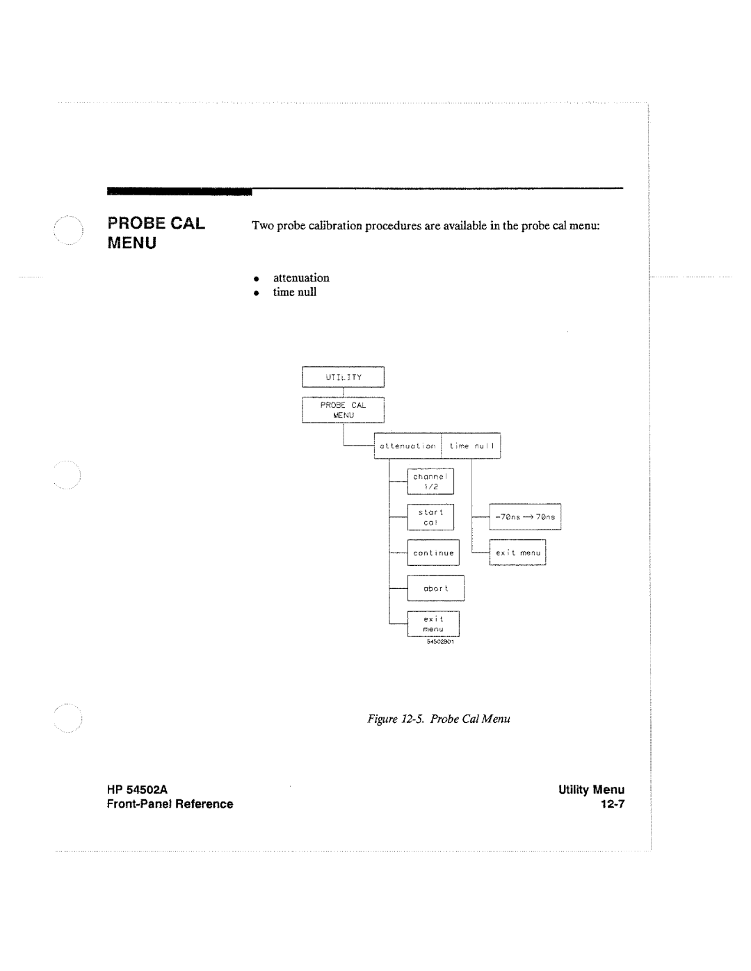 HP Microscope & Magnifier 54502A manual 