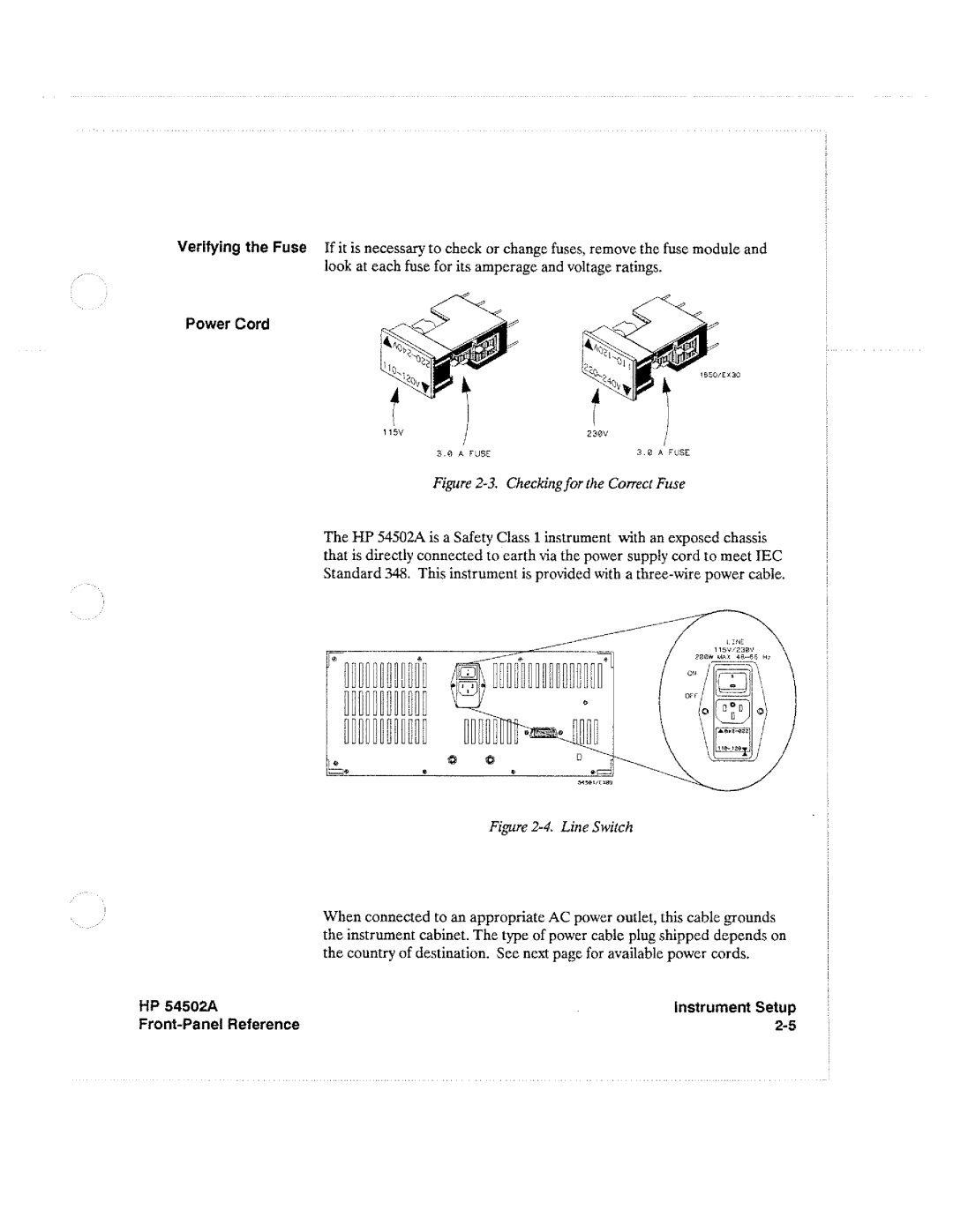 HP Microscope & Magnifier 54502A manual 