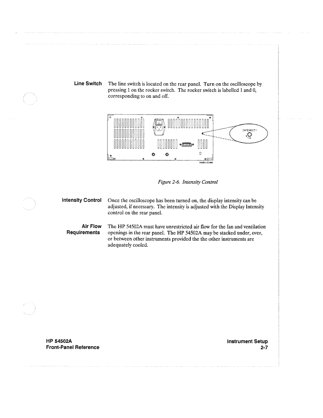 HP Microscope & Magnifier 54502A manual 