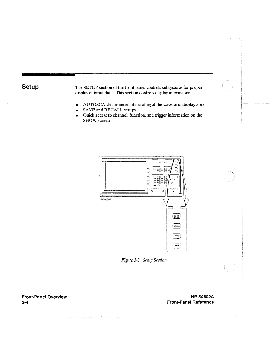 HP Microscope & Magnifier 54502A manual 