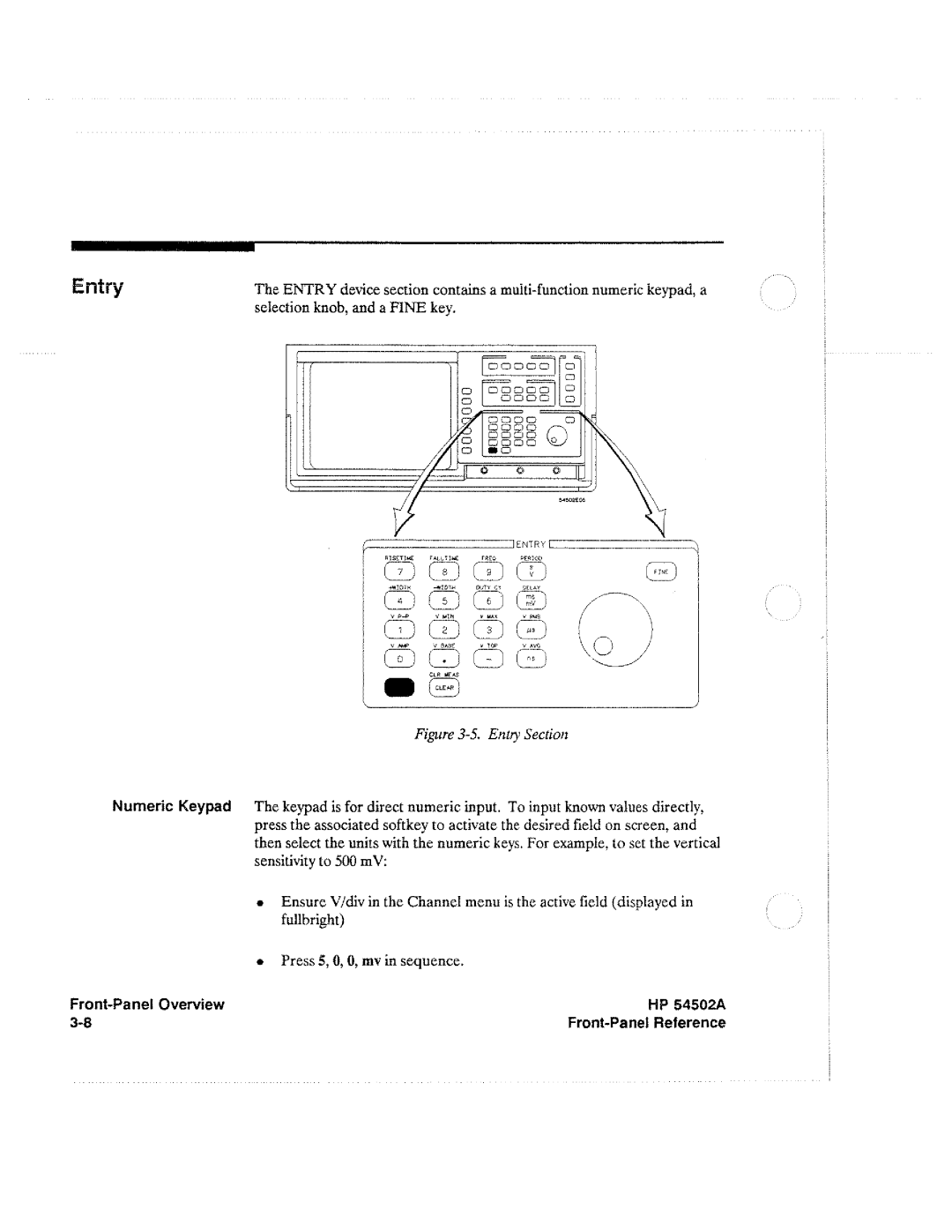 HP Microscope & Magnifier 54502A manual 