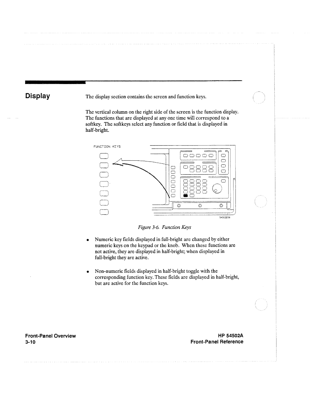 HP Microscope & Magnifier 54502A manual 