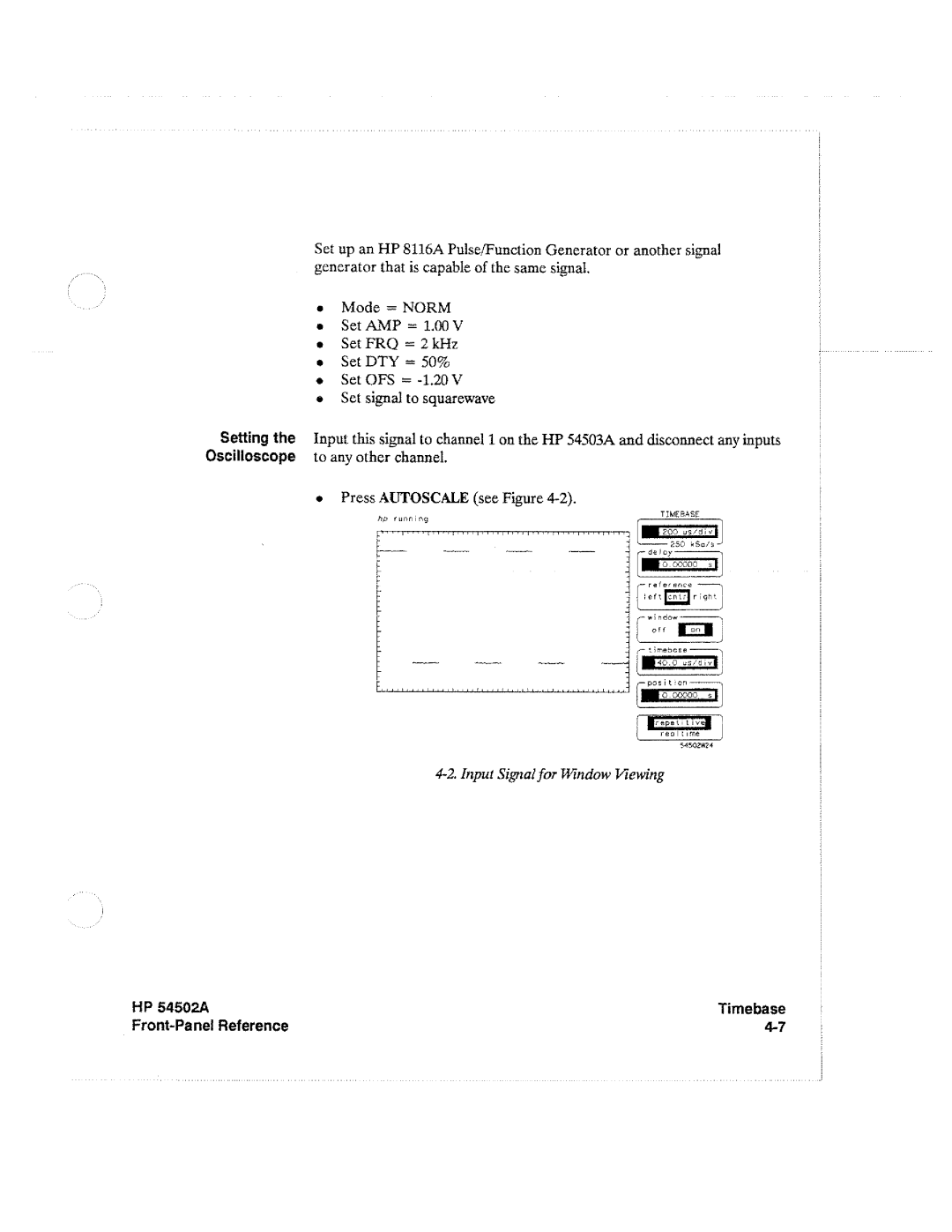 HP Microscope & Magnifier 54502A manual 