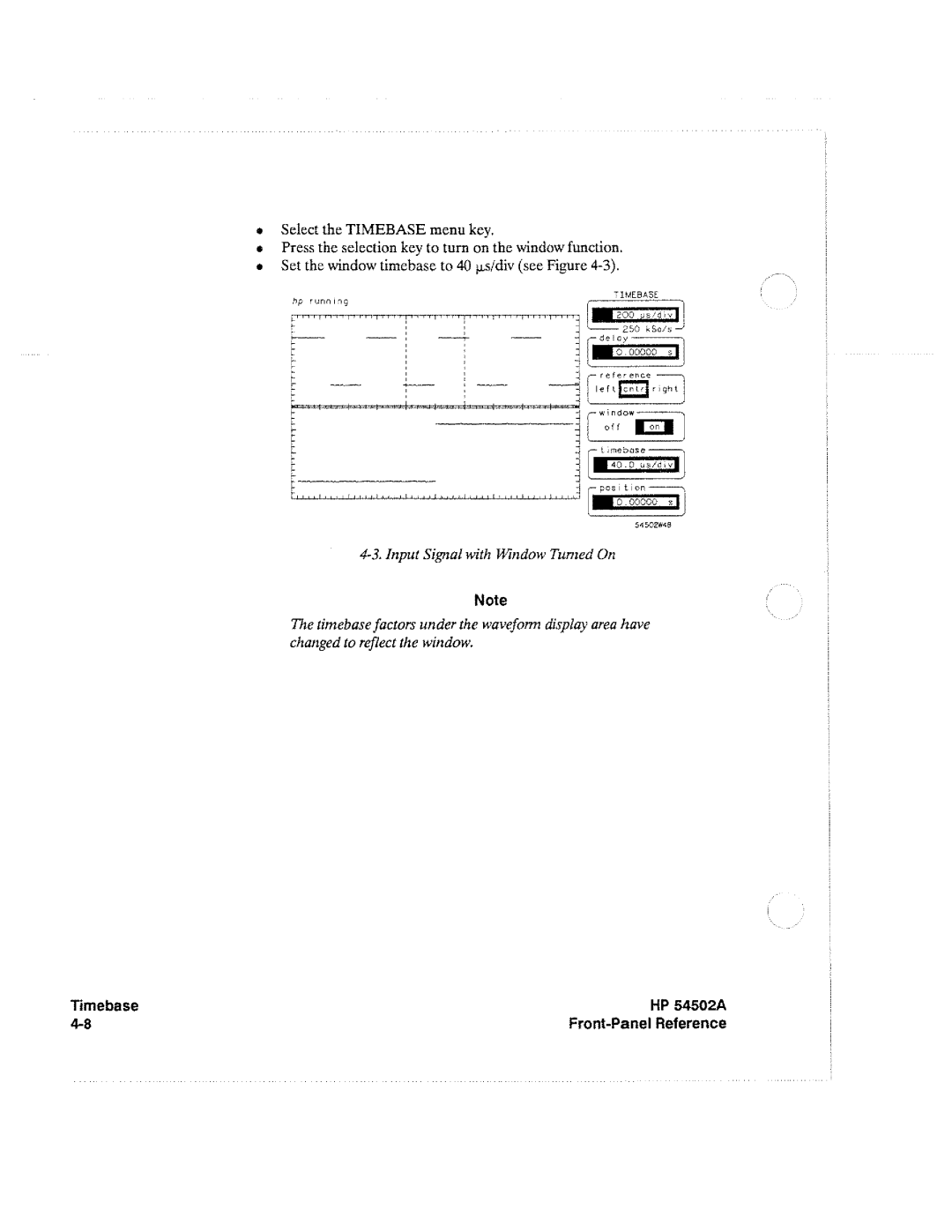 HP Microscope & Magnifier 54502A manual 