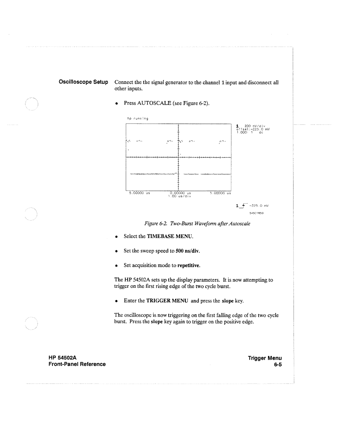 HP Microscope & Magnifier 54502A manual 