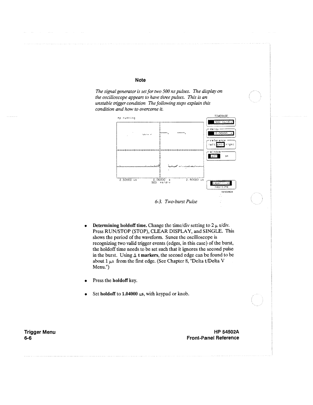 HP Microscope & Magnifier 54502A manual 