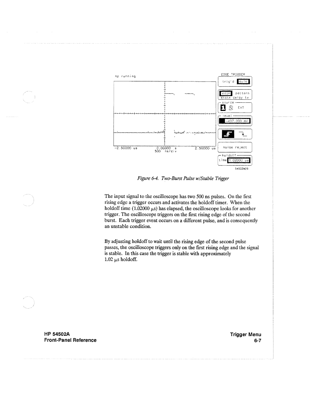 HP Microscope & Magnifier 54502A manual 