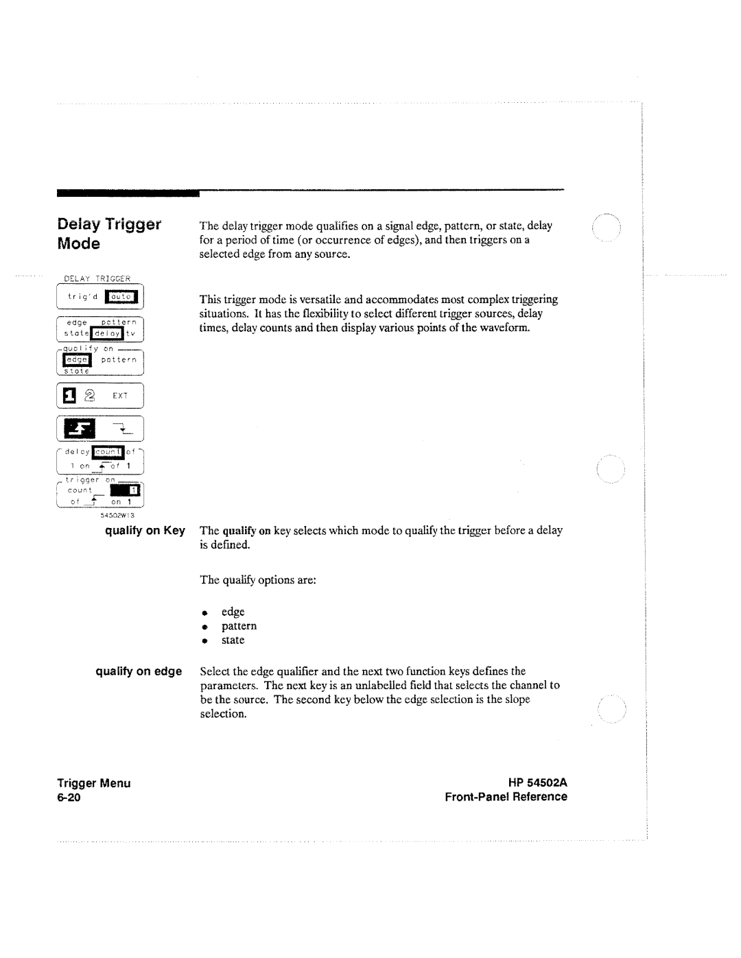 HP Microscope & Magnifier 54502A manual 