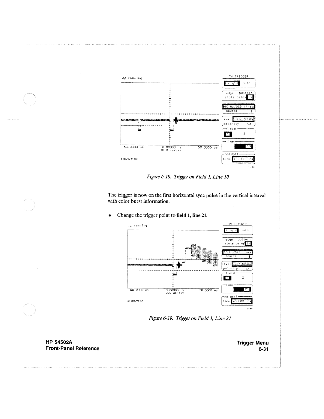 HP Microscope & Magnifier 54502A manual 