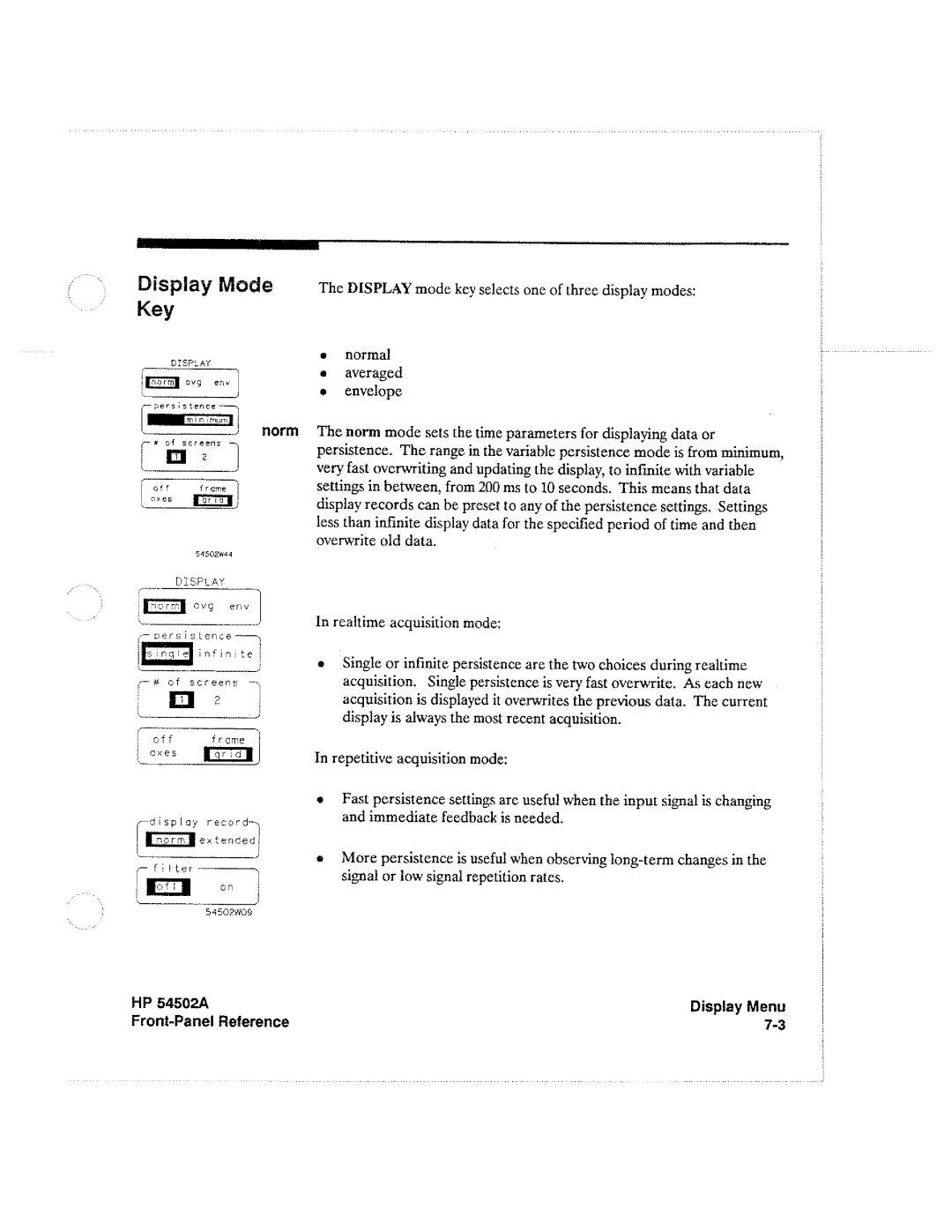 HP Microscope & Magnifier 54502A manual 