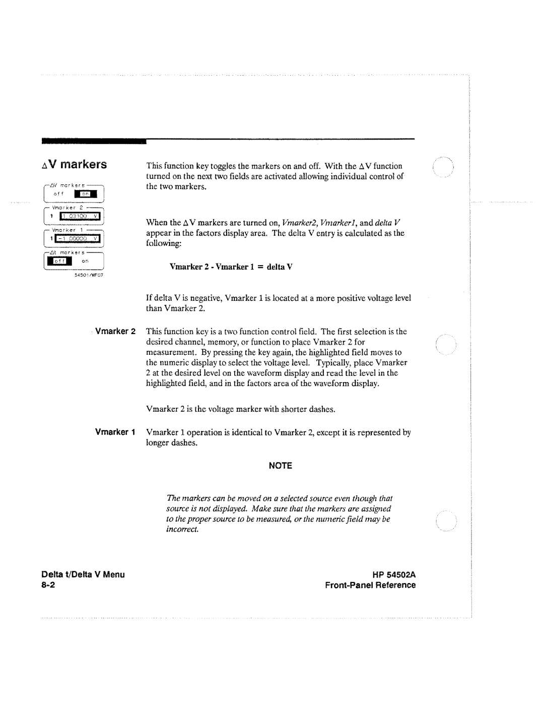 HP Microscope & Magnifier 54502A manual 