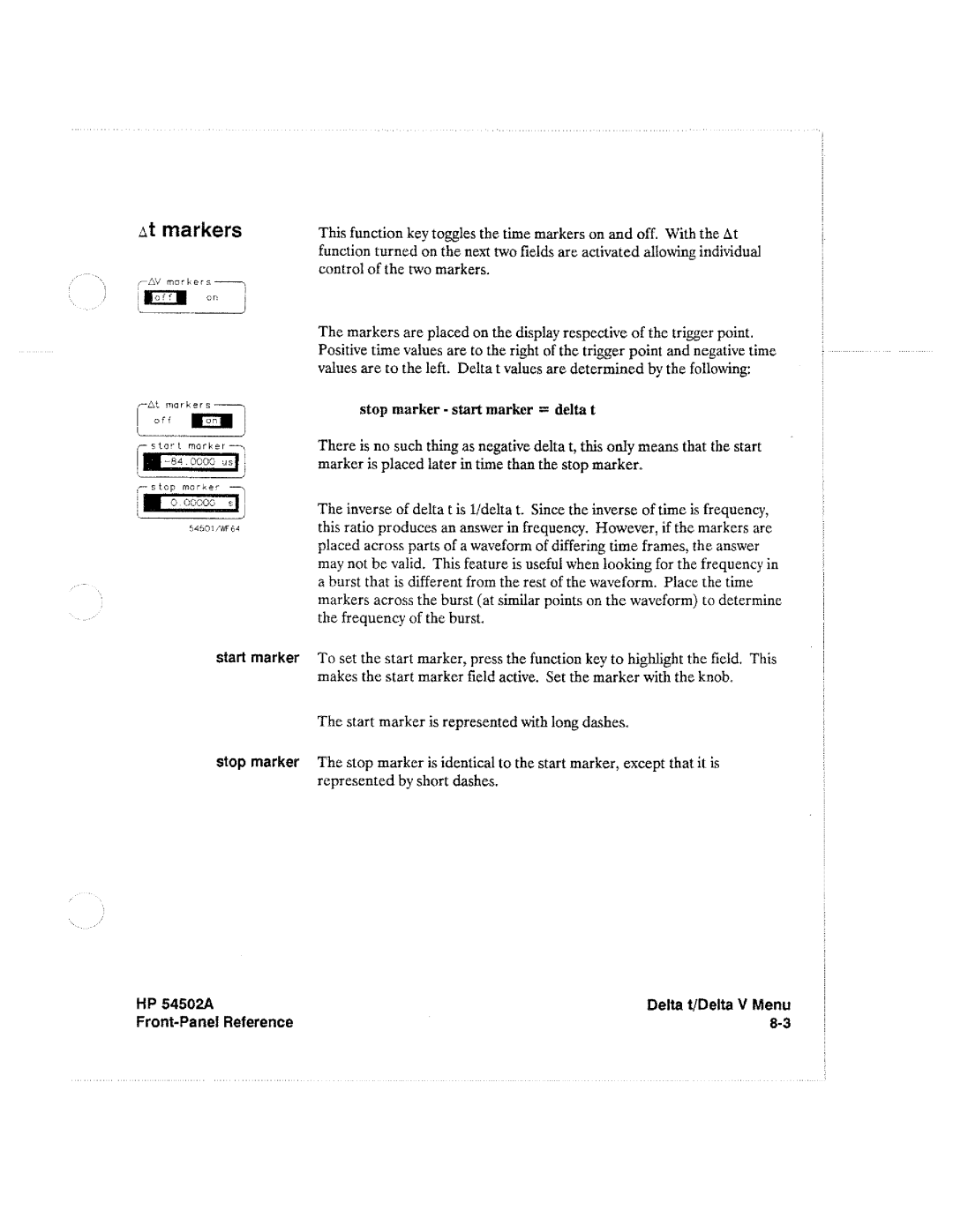 HP Microscope & Magnifier 54502A manual 