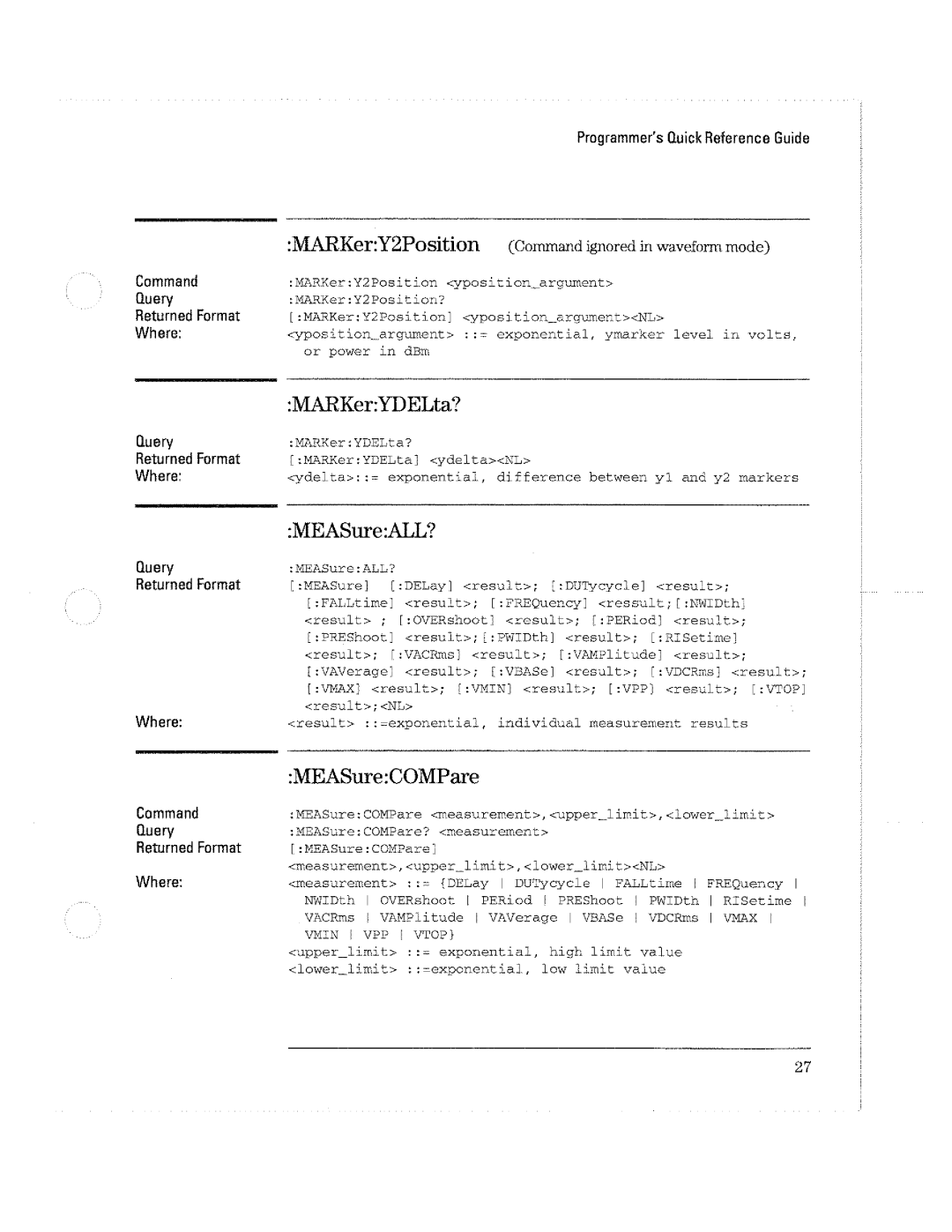 HP Microscope & Magnifier 54520C, Microscope & Magnifier 54540C manual 