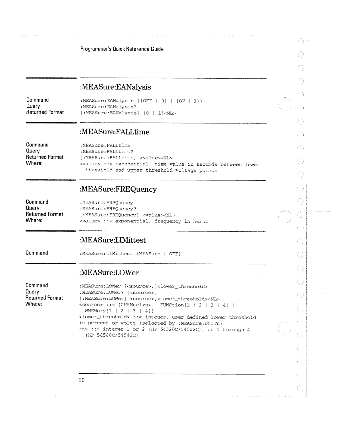 HP Microscope & Magnifier 54540C, Microscope & Magnifier 54520C manual 