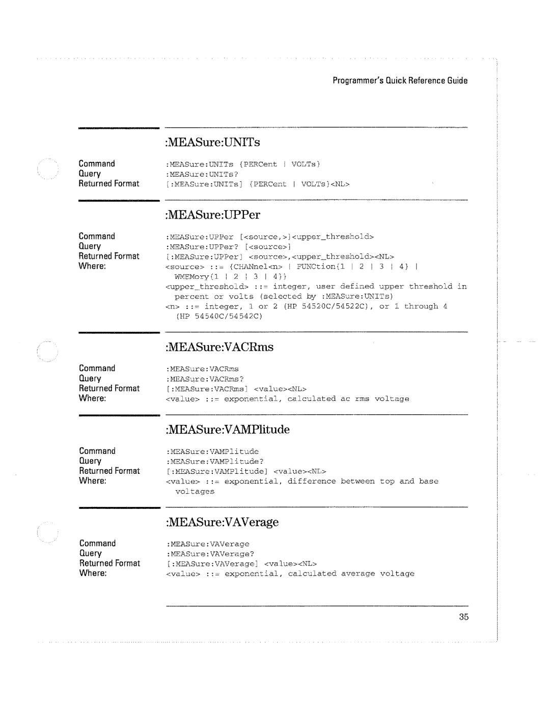 HP Microscope & Magnifier 54520C, Microscope & Magnifier 54540C manual 