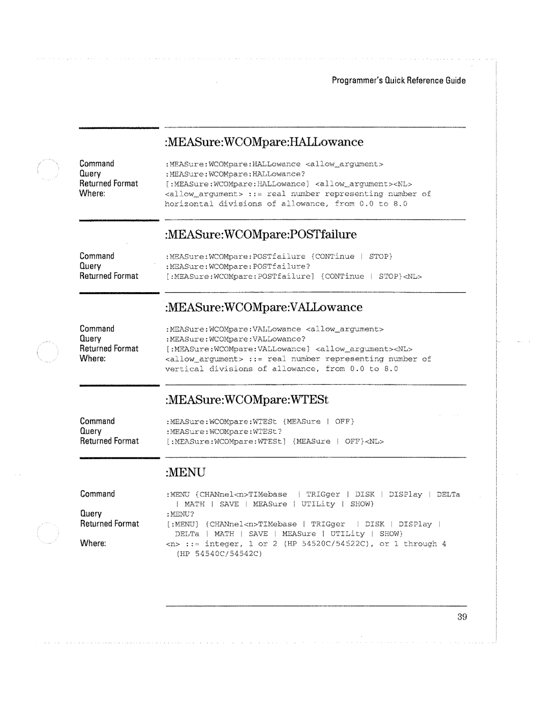 HP Microscope & Magnifier 54520C, Microscope & Magnifier 54540C manual 