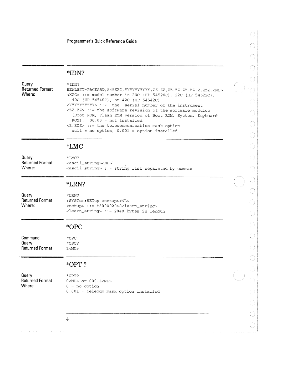 HP Microscope & Magnifier 54540C, Microscope & Magnifier 54520C manual 