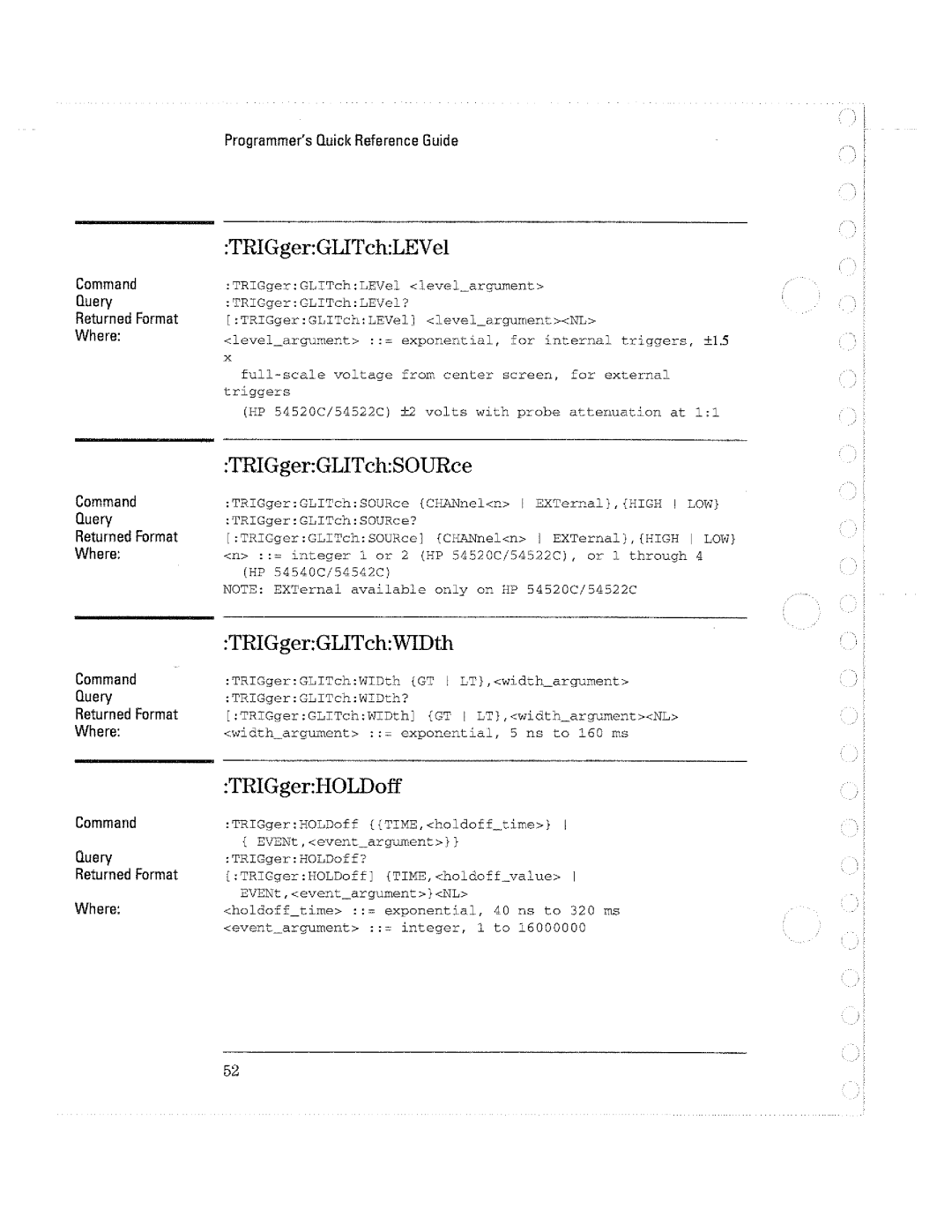 HP Microscope & Magnifier 54540C, Microscope & Magnifier 54520C manual 