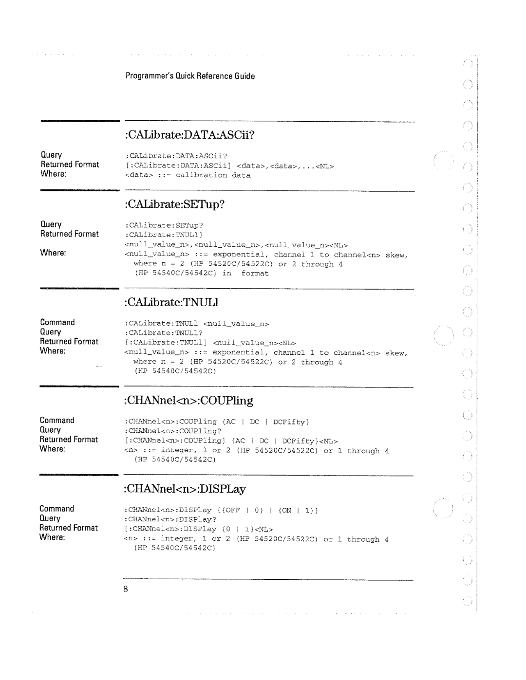 HP Microscope & Magnifier 54540C, Microscope & Magnifier 54520C manual 