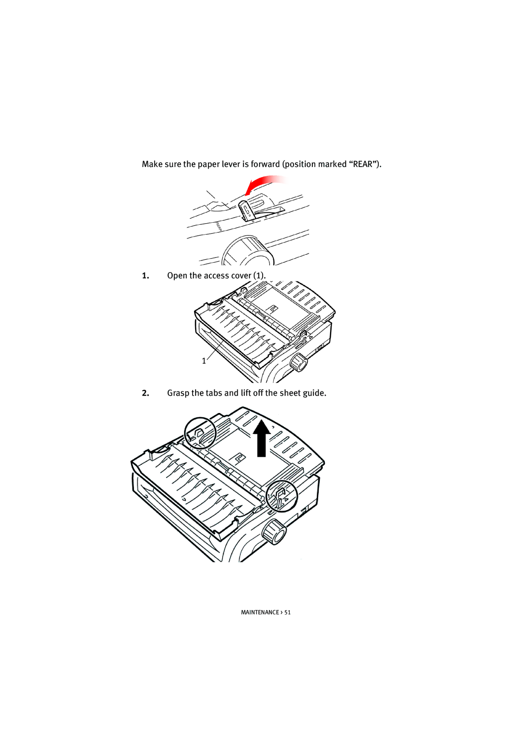 HP ML5590/91 manual Maintenance 