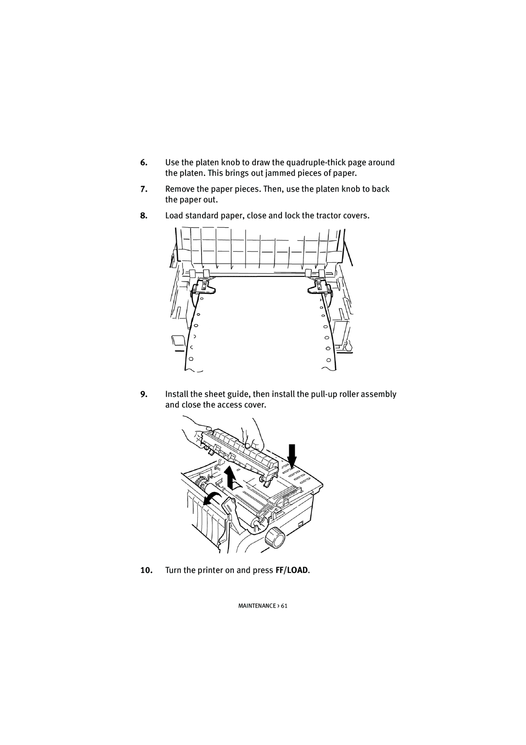 HP ML5590/91 manual Maintenance 