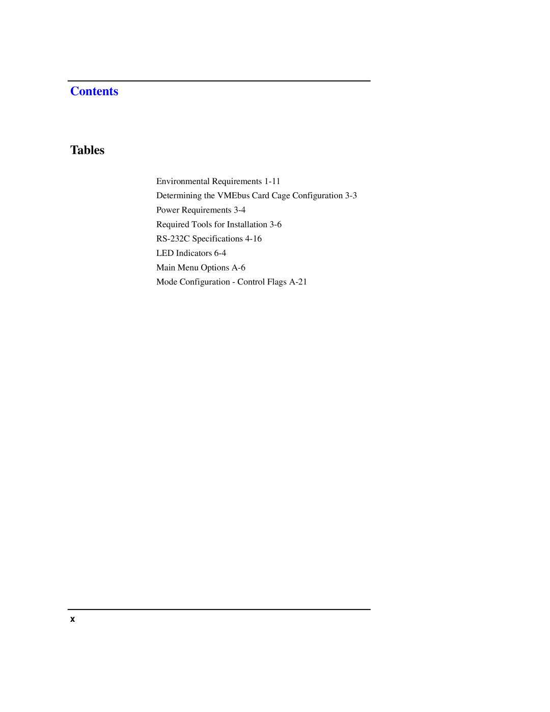 HP Model 743 manual Tables 