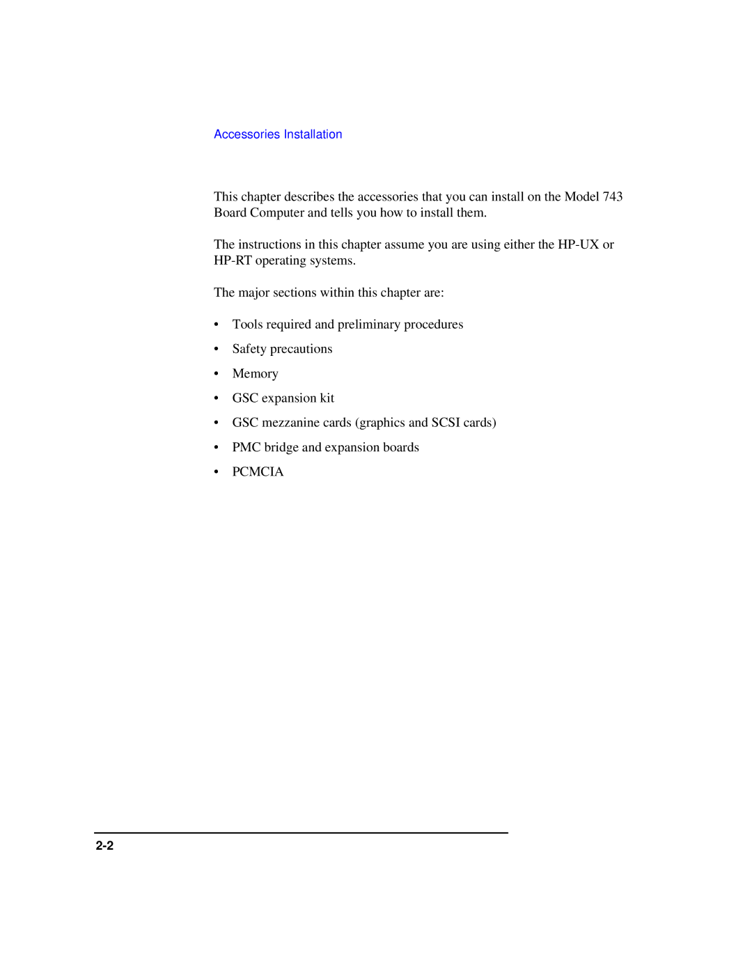 HP Model 743 manual Pcmcia 