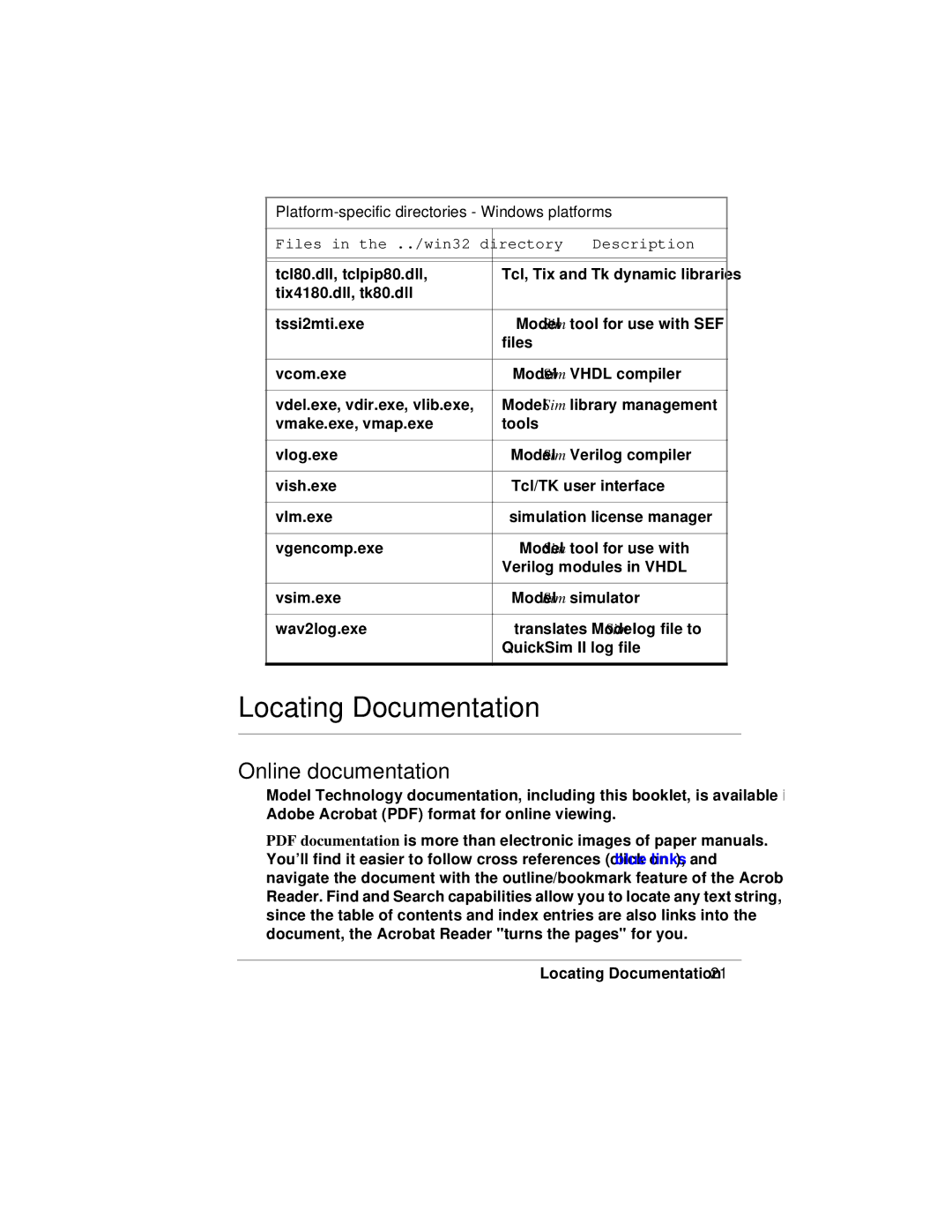 HP Model Sim EE manual Locating Documentation, Online documentation 