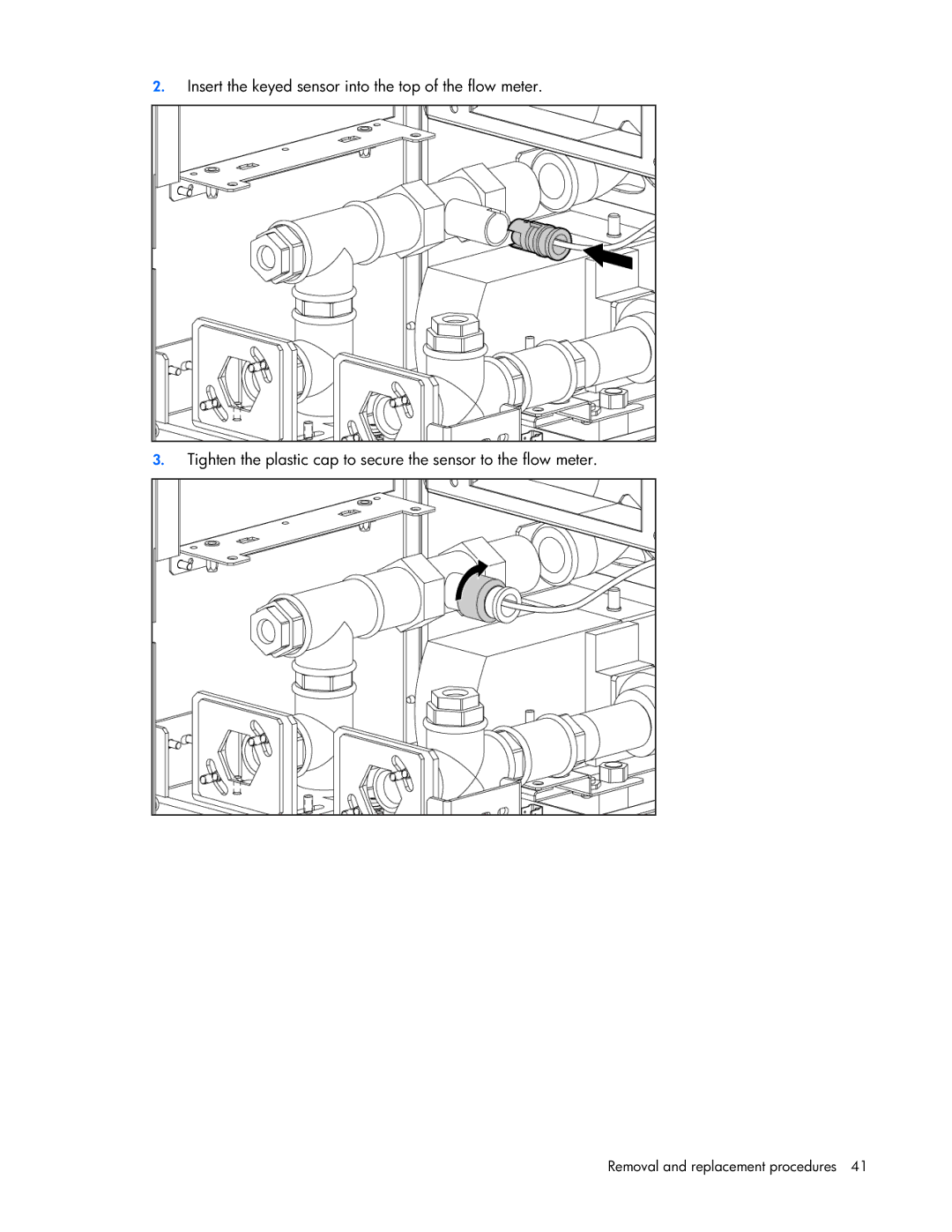 HP Modular Cooling System manual Removal and replacement procedures 