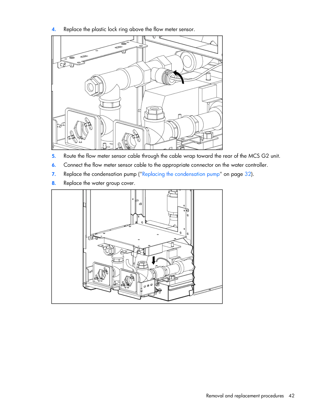 HP Modular Cooling System manual Removal and replacement procedures 