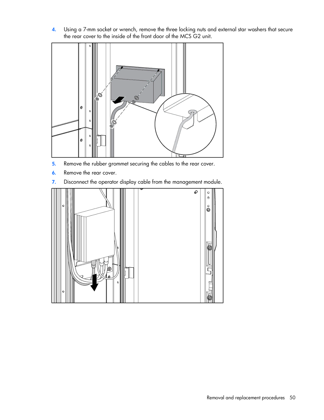 HP Modular Cooling System manual Removal and replacement procedures 