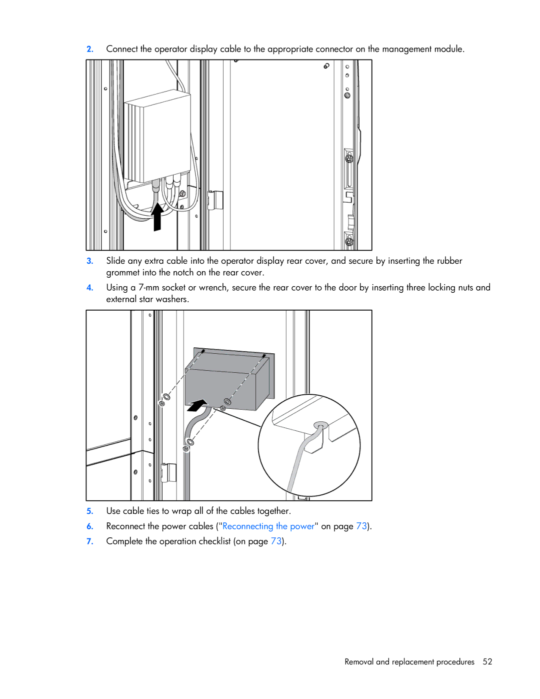 HP Modular Cooling System manual Removal and replacement procedures 