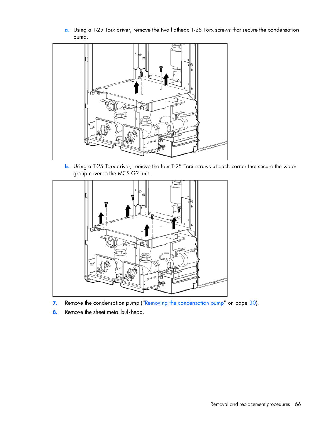 HP Modular Cooling System manual Removal and replacement procedures 