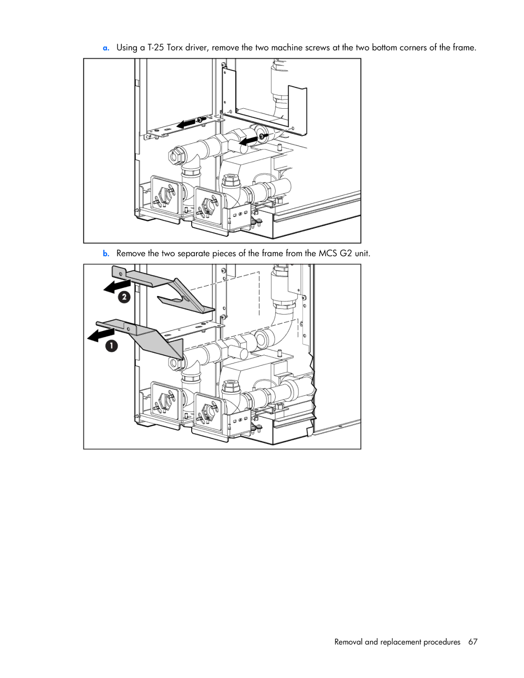 HP Modular Cooling System manual Removal and replacement procedures 