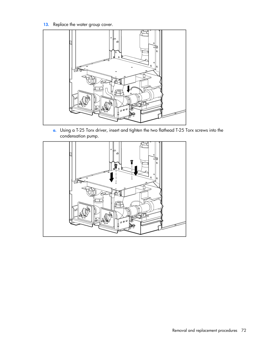 HP Modular Cooling System manual Removal and replacement procedures 