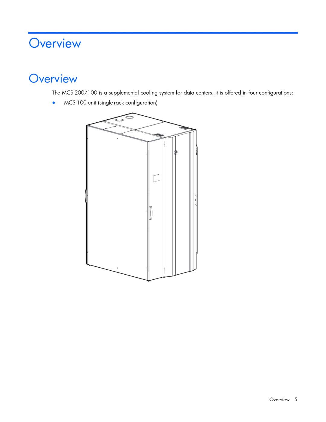 HP Modular Cooling System manual Overview 