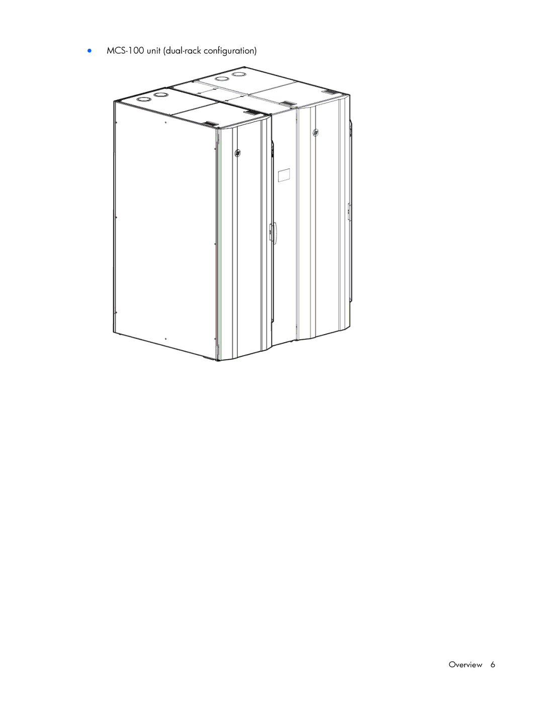 HP Modular Cooling System manual MCS-100 unit dual-rack configuration 