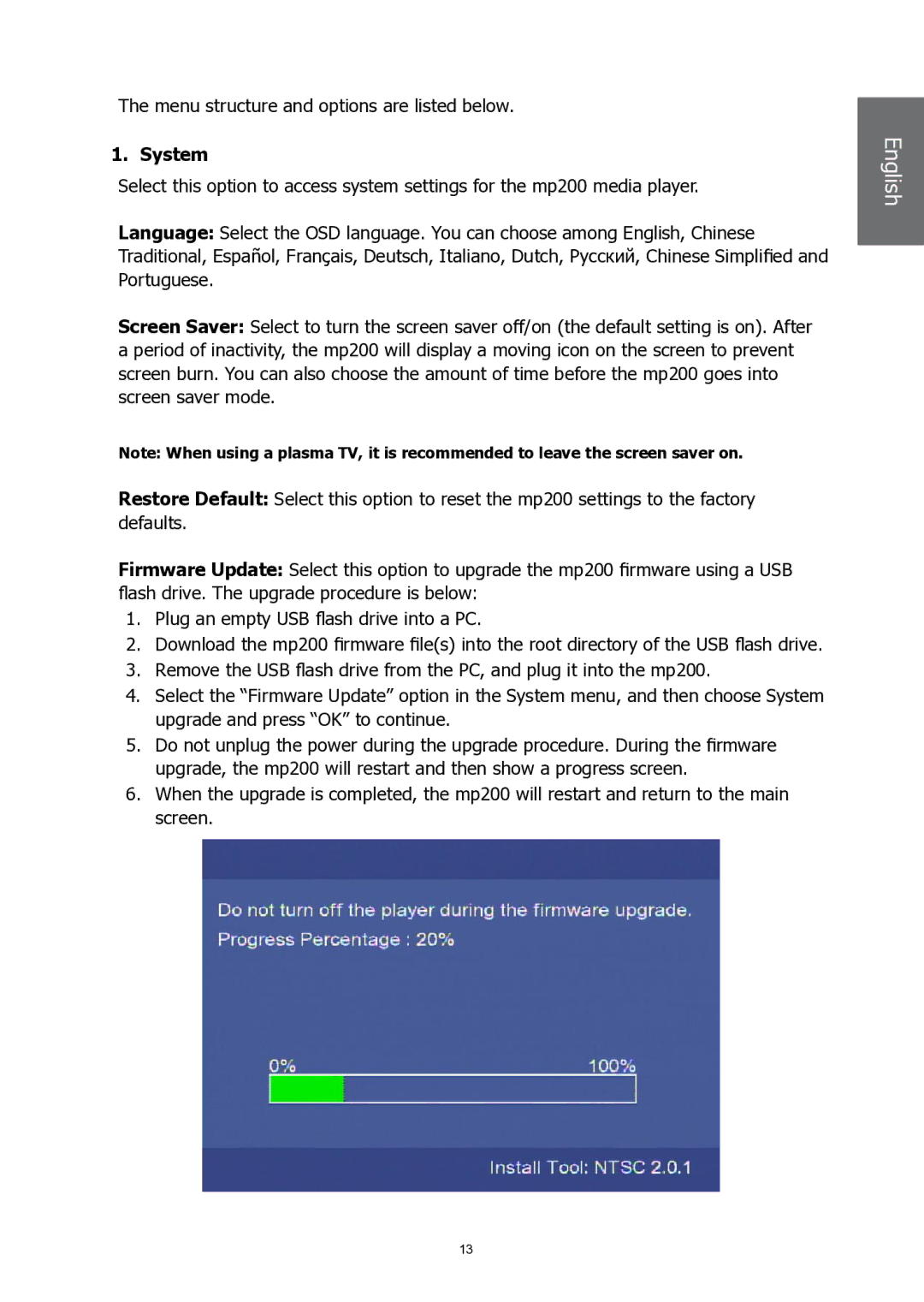 HP MP200 manual System 