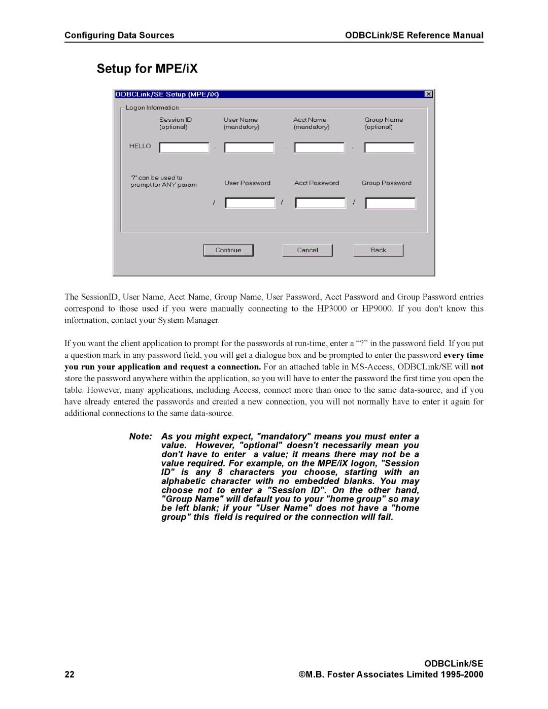 HP MPE/iX 6.x Operating System manual Setup for MPE/iX 