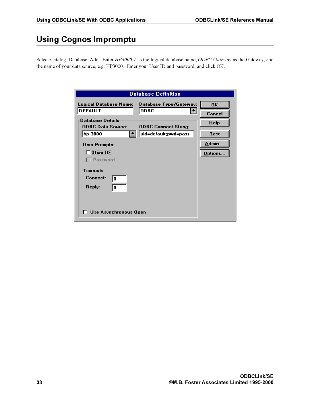 HP MPE/iX 6.x Operating System manual Using Cognos Impromptu 