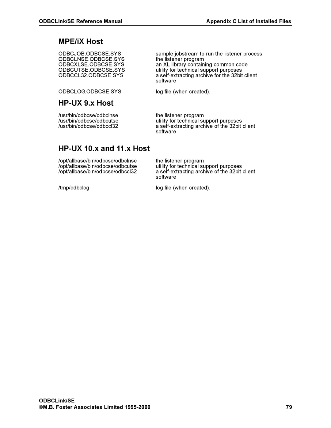 HP MPE/iX 6.x Operating System manual MPE/iX Host, HP-UX 9.x Host, HP-UX 10.x and 11.x Host 