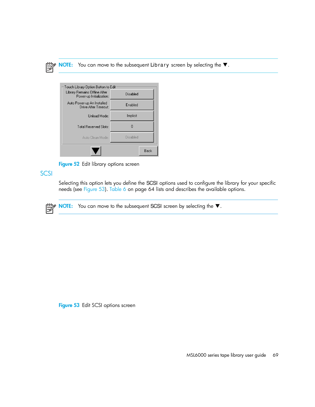 HP MSL6000 manual Scsi 