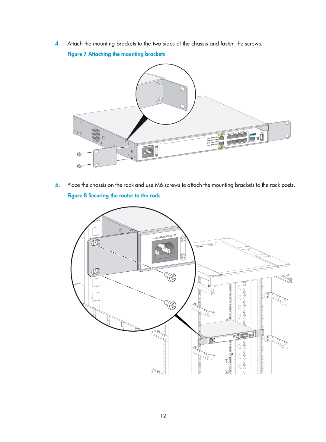 HP MSR1000 Router manual 