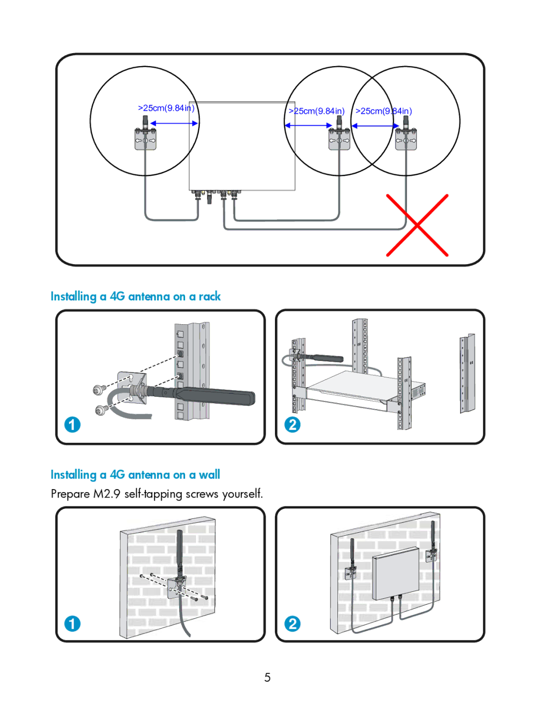 HP MSR3000 Router manual Prepare M2.9 self-tapping screws yourself 